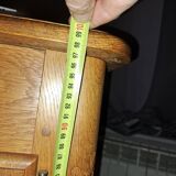 Solid wood TV stand