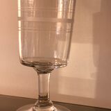 Set of 10 antique glasses