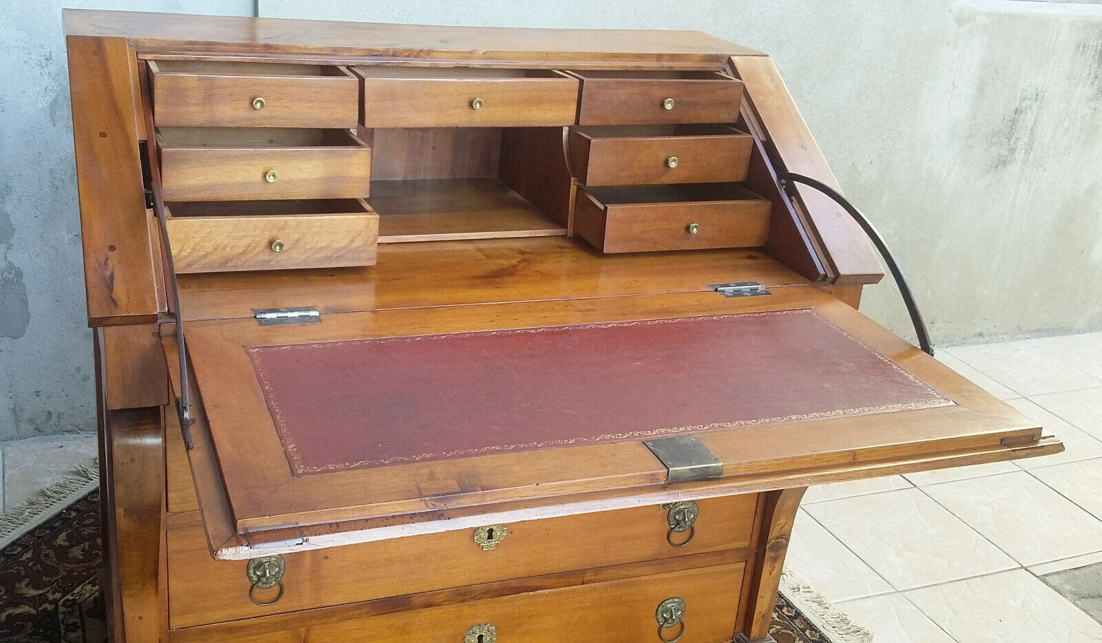 Office scriban empire in mahogany