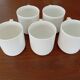 Moka cups in porcelain from Manufacture Royale (Limoges)