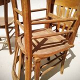 Series of six bistro chairs