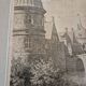 Etching The bridge of Frederiksborg Castle – The bridge at Frederiksborg Castle