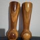 Vases en bois ,compagnons du devoir