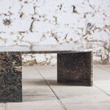 Eye-shaped marble coffee table by Roche Bobois, 1970