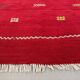 Vintage Moroccan square kilim 108x104 cm kelim wool rug medium 2527