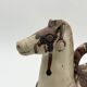 Ceramic candlestick horse, Sardinian, 1960s