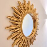 Gold color mirror