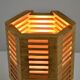 Pine table lamp by Pelle Snickare, Sweden, 1970s