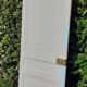 Communication door h221xL90cm old paneled, molded, interior