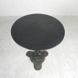 Art Deco bistro table, garden table on cast iron base
