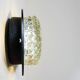 Glass flush mount ceiling or wall lamp
