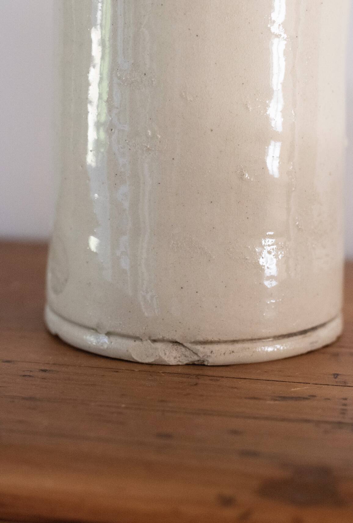 Vintage stoneware bottle Pont des Vernes