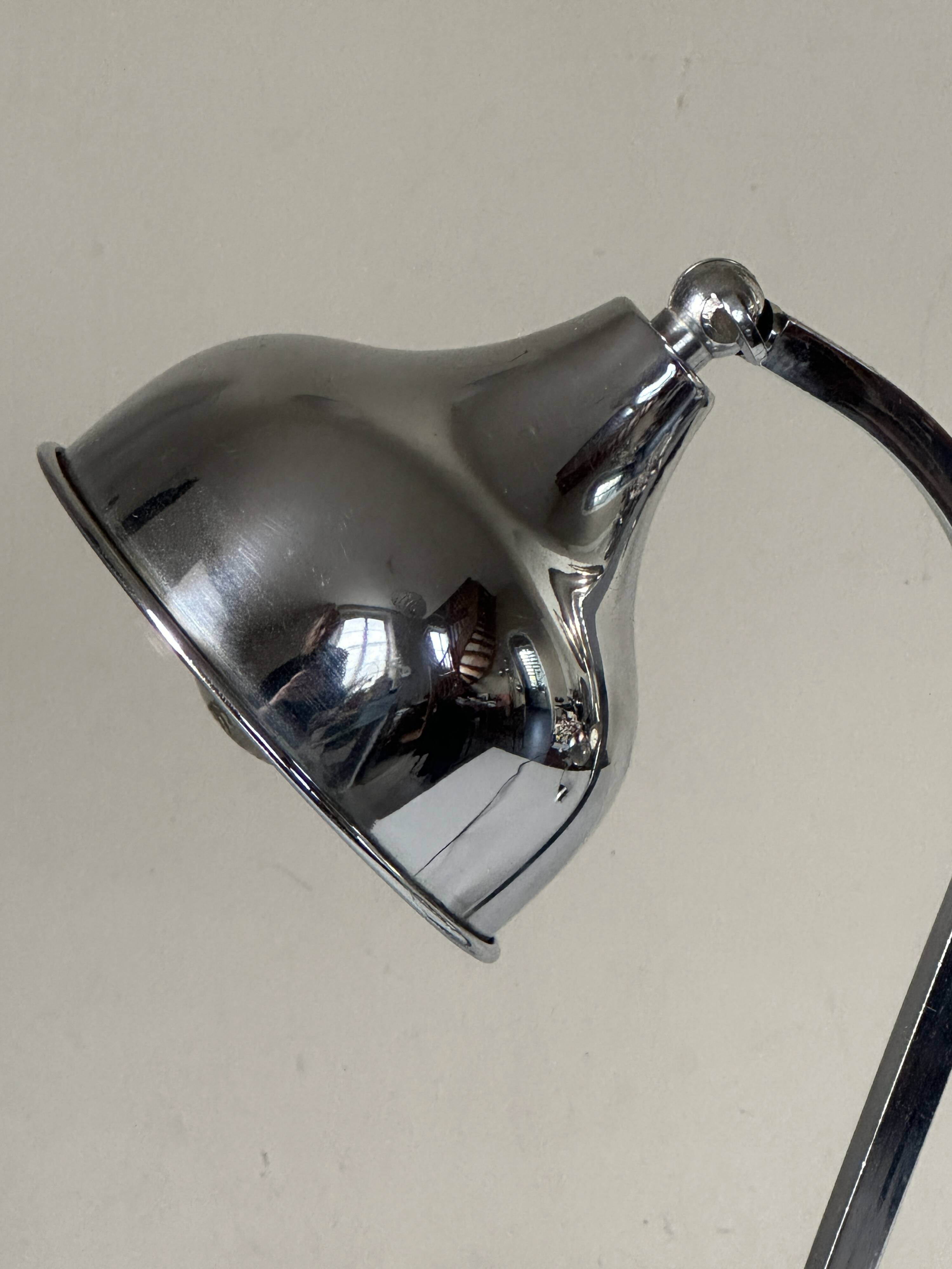 Vintage 50s design swan neck lamp