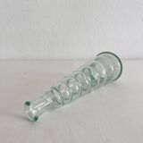 Vintage glass soliflore bottle vase