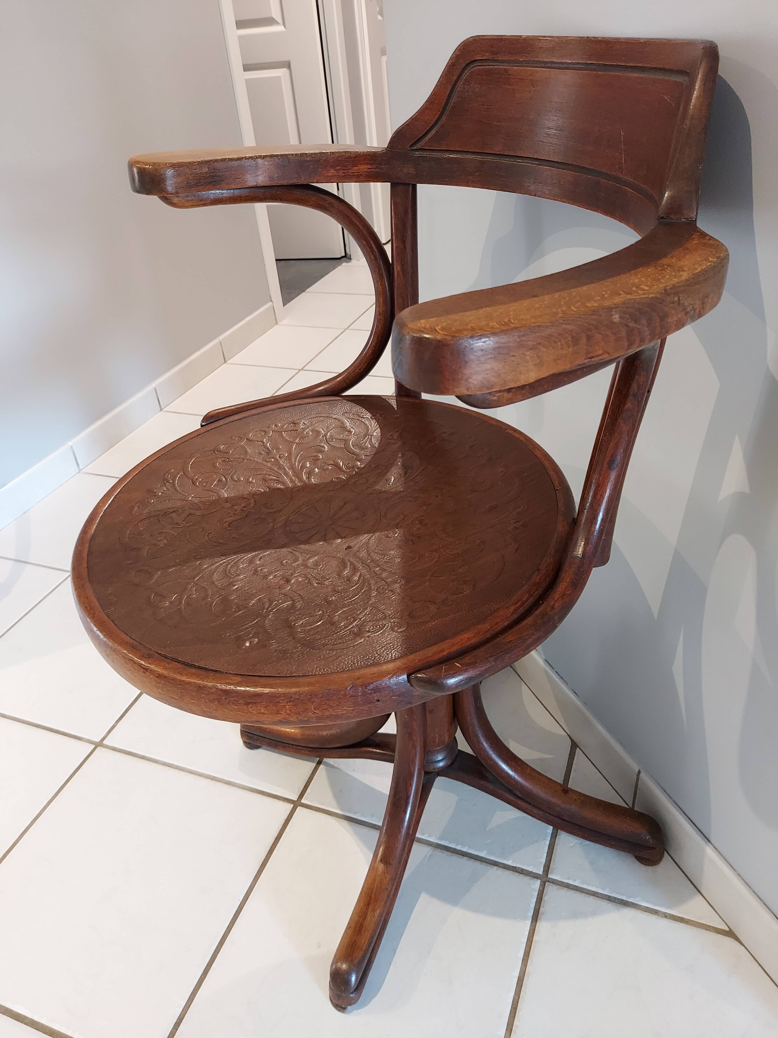 Office chair Thonet Austria 1900s