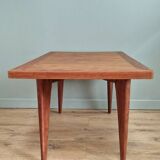 Table basse style scandinave années 50 palissandre