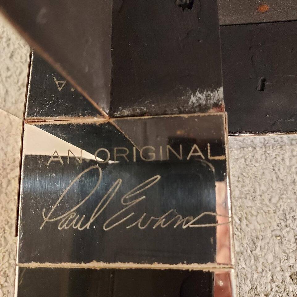 Tabouret ou ottoman de vanité de la série Cityscape par Paul Evans - 1970