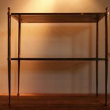 Brass end table from the 50s/70s