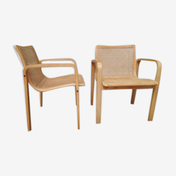 Paire de fauteuils scandinaves