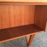 Peter Lovig Nielsen's Scandinavian teak boomerang desk from the 60s