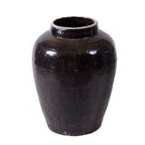 Guang - Chinese black glazed jar no. 3