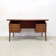 Vintage Danish design desk designed by Gunnar Nielsen Tibergaard.