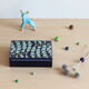 Enamelled sheet metal box floral pattern by Jean Neuhaus