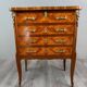Marquetry bar cabinet, Louis XV style, 20th century