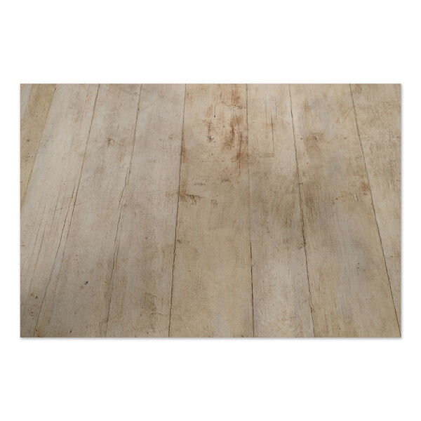 Vitrine de présentation en bois sur pieds