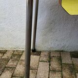 Yellow formica table 1960