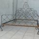 Lit style Louis XV en fer forgé