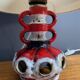 West Germany ceramic table lamp 1970s