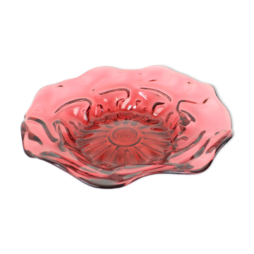 1960s Czech Art Glass Bowl by Josef Hospodka for Chribska Glassworks