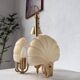 Shell and brass chandelier from the 70s