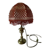 Brass bedside lamp