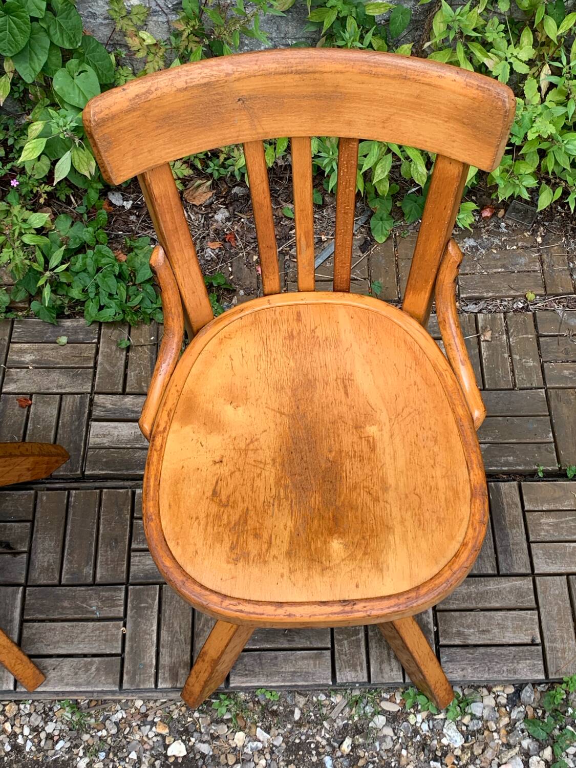 Pair of Baumann rotating screw chairs 1960