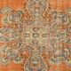 6x8 Brunt Orange & Beige Aesthetic Vintage Rug, 188x262Cm