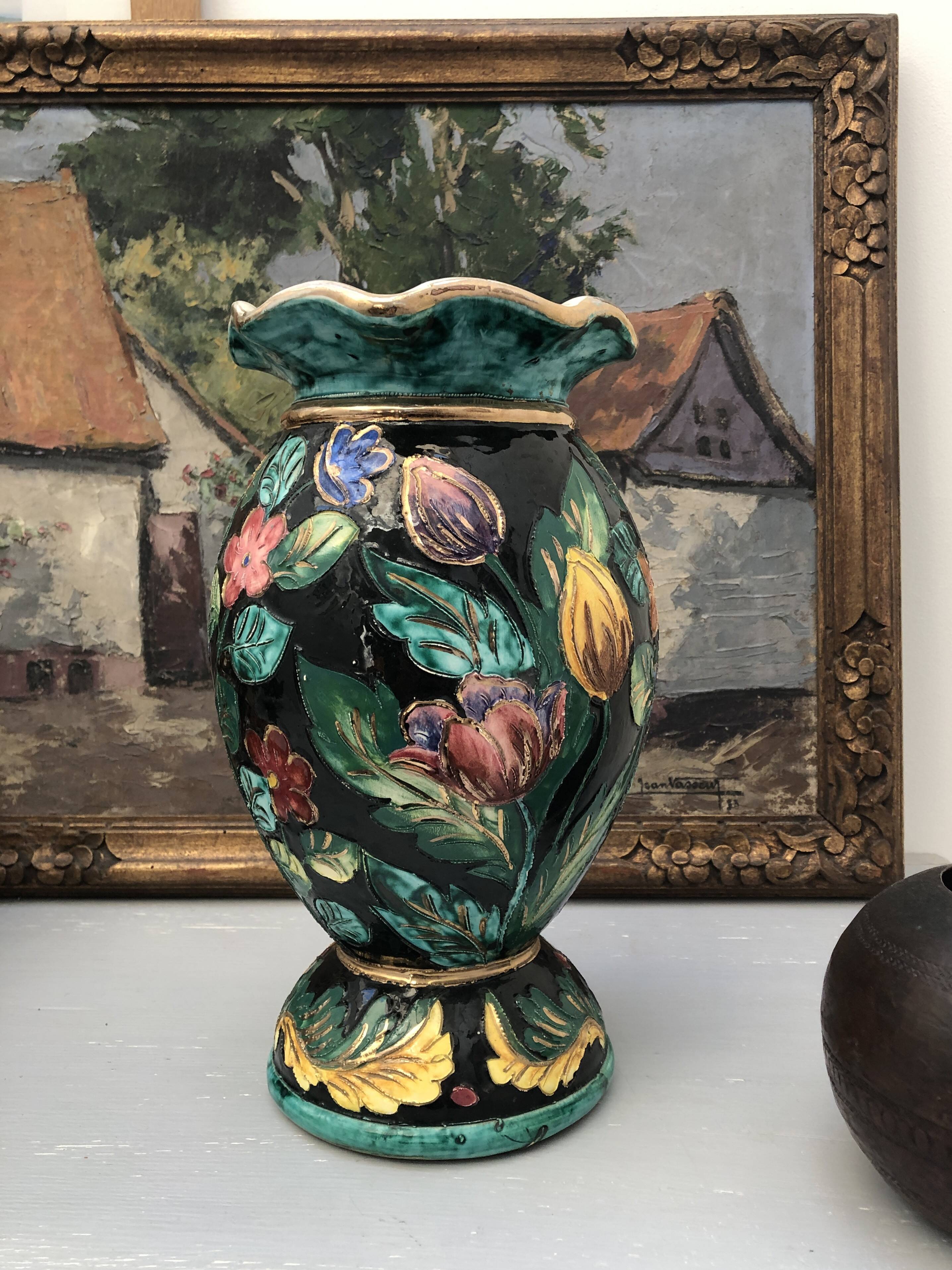 Vase Vallauris style Monaco 1950-1960