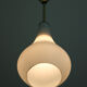 Vintage opaline milk glass pendant lamp