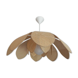 Flower hanging caning vintage rattan