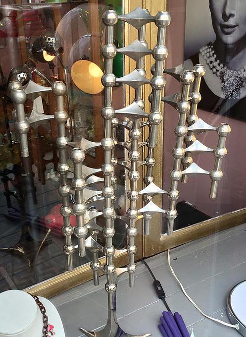 Bougeoirs ( lot ) avec pied NAGEL