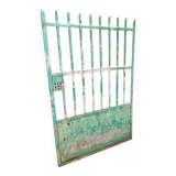 Antique garden gate iron door green 100x150cm