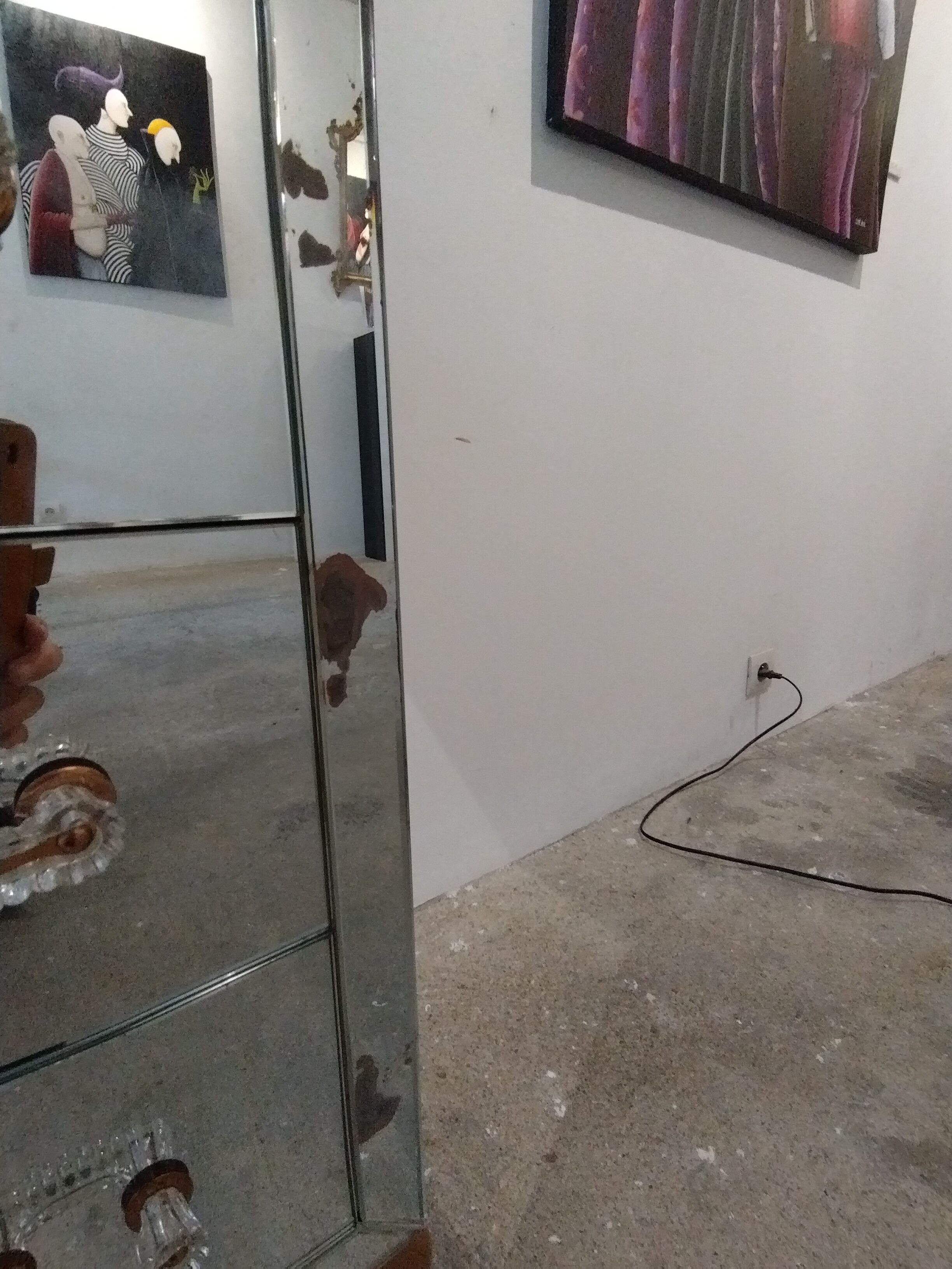 Commode miroir années 50-60