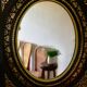 Miroir ovale Napoléon III - 55x45cm