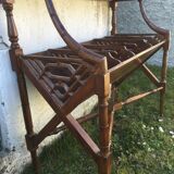 Door magazines / hotel books in mahogany