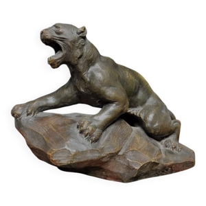 Keramieken beeld tijger,