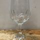 Set of 6 vintage 20th century cut crystal stemmed glasses