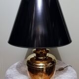 Lampe en laiton doré hauteur 69cm