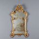 Antique baroque-style wooden mirror Italy 20th century