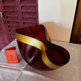 Sublime cup signed salviati murano, vintage model "pizzicati" 36 cm